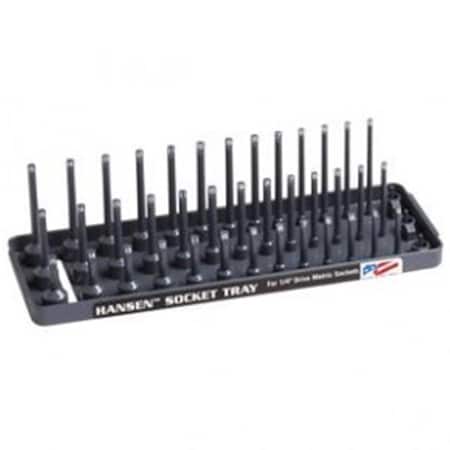 Hansen Global 0.25 in. Metric 3 Row Deep, Gray HA99097